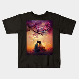 Love and sakura Kids T-Shirt